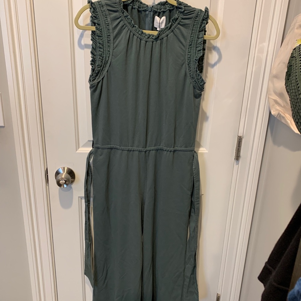 Sunday’s ruffle belted jumpsuit
